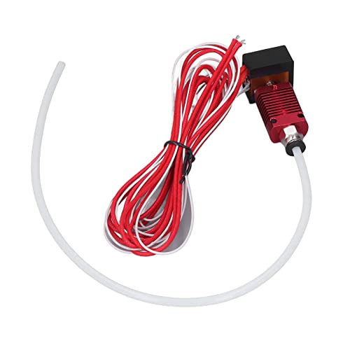 Extruder-Hotend-Kit, 0,4-mm-Düse, Hohe Niedertemperaturbeständigkeit, Einfache Installation für 3D-Drucker der Ender 3-Serie, mit Heizrohr, Thermistor, Kühlkörper von Spacnana