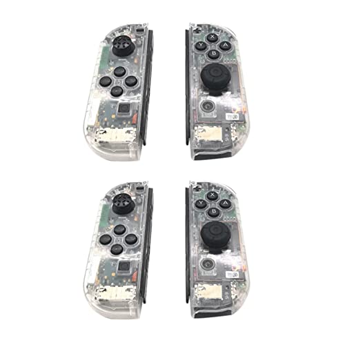 Spactz 2X Gehäuse Schale Transparenter Gehäuse Deckel für Nintend Switch NS Controller von Spactz