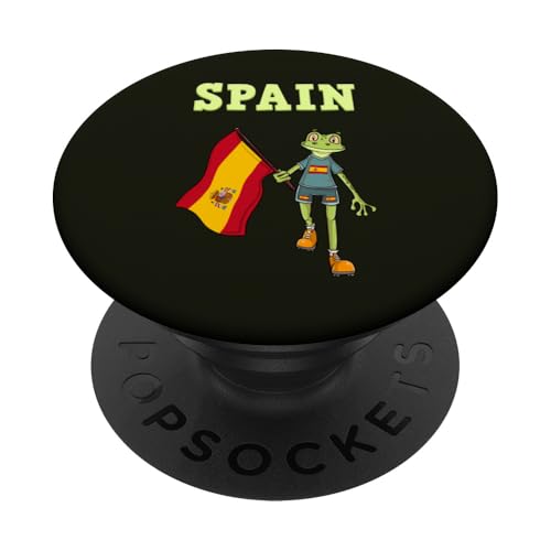 Spanien Fan / Spanische Frosch PopSockets mit austauschbarem PopGrip von Spain Fans
