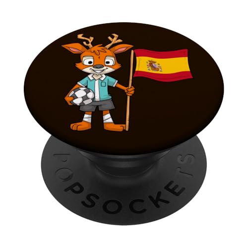 Spanische Hirsch / Spanien Fan PopSockets mit austauschbarem PopGrip von Spain Fans