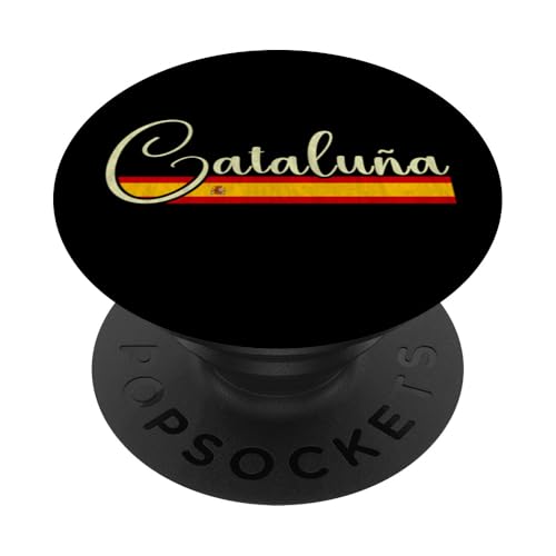 Cataluña España - Katalonien Spanien Schrift PopSockets Klebender PopGrip von Spanish Classic Designs