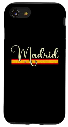 Hülle für iPhone SE (2020) / 7 / 8 Madrid España - Madrid Spanien Script von Spanish Classic Designs