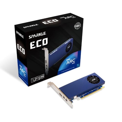 Sparkle Intel Arc A310 ECO, 4GB GDDR6, 50W TBP, Low-Profile, Single Fan, Single Slot, HDMI x1, Mini DisplayPort x2, SA310L-4G Sparkle Intel Arc A310 ECO, 4GB GDDR6, 50W TBP, Low-Profile, Single Fan, Single Slot, HDMI x1, Mini DisplayPort x2, SA310L-4G von Sparkle Computer
