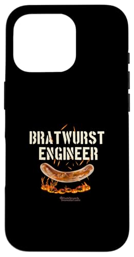 Hülle für iPhone 16 Pro Bratwurst Engineer Spruch fürs Grillen und Bratwurst von Spassprediger's Bratwurst & Grillen Merch Designs