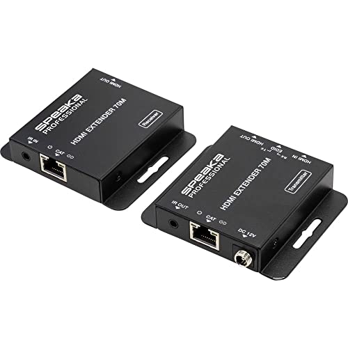 SpeaKa Professional SP-HDE-200 HDMI® HDMI Extender über Netzwerkkabel RJ45 70 m von Speaka