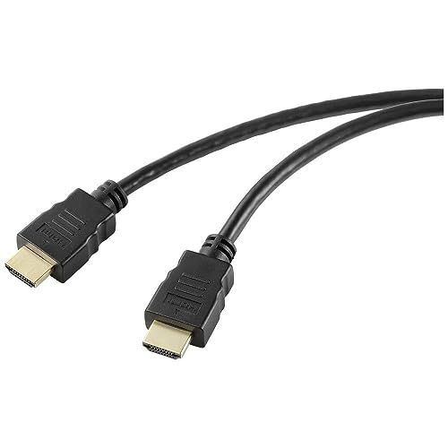 Speaka Professional HDMI Anschlusskabel HDMI-A Stecker, HDMI-A Stecker 3.00 m Schwarz SP-10481296 Ultra HD (8K), PVC-Ma von Speaka