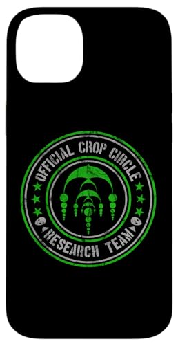 Hülle für iPhone 14 Plus Official Crop Circle Research Team | UAPs UFOs Alien Message von Spectral Activity Ghost Hunting Apparel