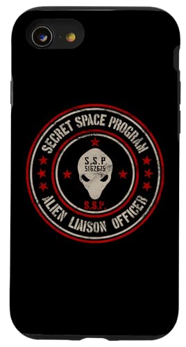 Hülle für iPhone SE (2020) / 7 / 8 Secret Space Program | Orbs UFOs UAPs Alien Liaison Officer von Spectral Activity Ghost Hunting Apparel