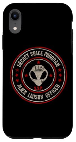 Hülle für iPhone XR Secret Space Program | Orbs UFOs UAPs Alien Liaison Officer von Spectral Activity Ghost Hunting Apparel