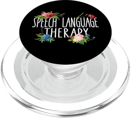 Sprachtherapeut Therapieassistent SLP Flower Floral Speech PopSockets PopGrip für MagSafe von Speech And Language Pathology Pathologist Slpa HD0