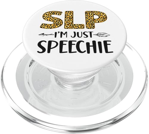 Sprachtherapeut Therapieassistent SLP Leopard Gepard Slp PopSockets PopGrip für MagSafe von Speech And Language Pathology Pathologist Slpa HD0