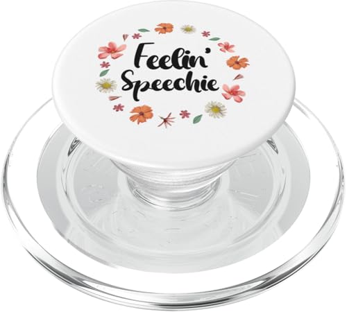 Sprachtherapeutin Therapie-Assistent SLP Flower Floral Feelin' PopSockets PopGrip für MagSafe von Speech And Language Pathology Pathologist Slpa HD0