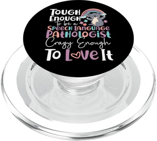 Sprachtherapeut Therapie-Assistent SLP Koala Tough Enough To PopSockets PopGrip für MagSafe von Speech And Language Pathology Pathologist Slpa HS0