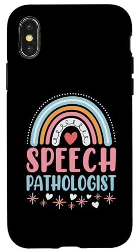 Hülle für iPhone X/XS Sprachtherapie Logopäde Pathologe von Speech Therapy Therapist Gifts For Women