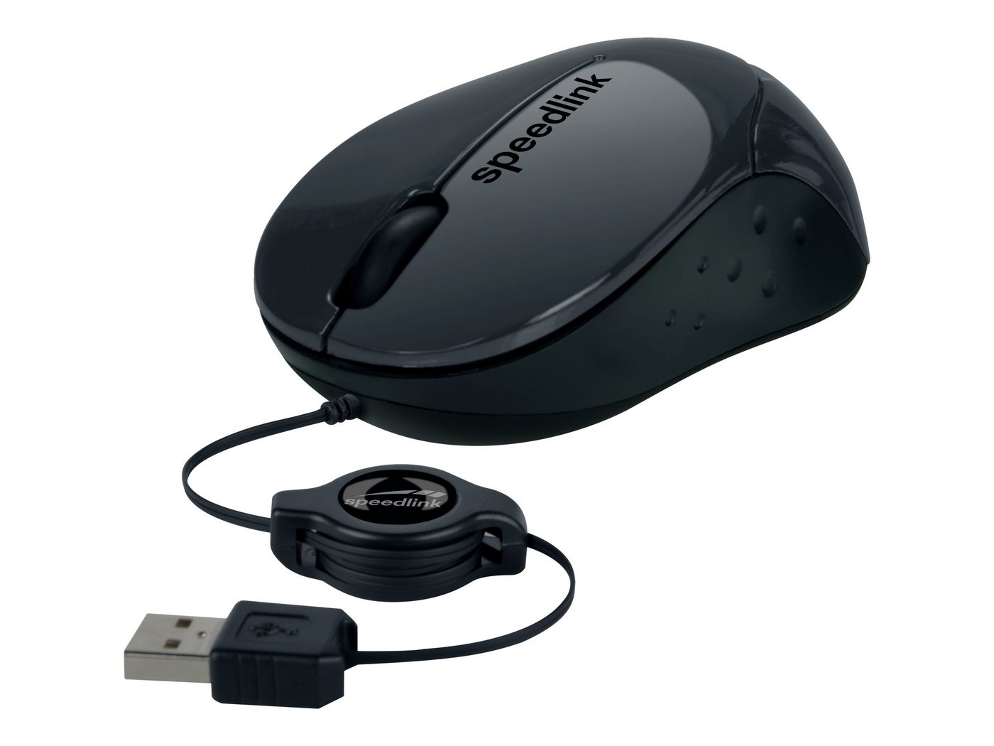 Speed-Link SPEED-LINK Beenie Maus USB 1200 DPI Ambidextrous Black (SL-610012-BK) Maus von Speed-Link