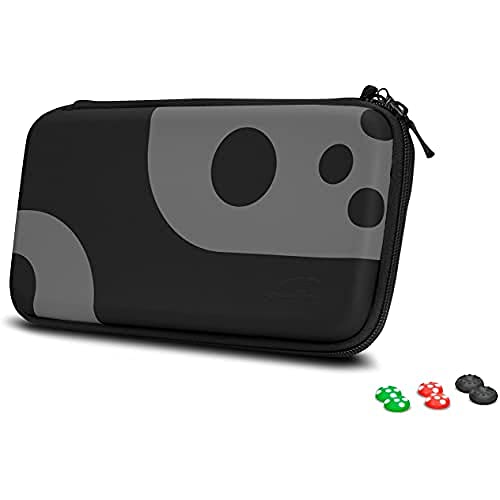 Speedlink CADDY & STIX Protect & Control Kit - Gepolsterte Transporttasche und Joy-Con-Caps für Nintendo Switch - Schwarz-Grau von Speedlink