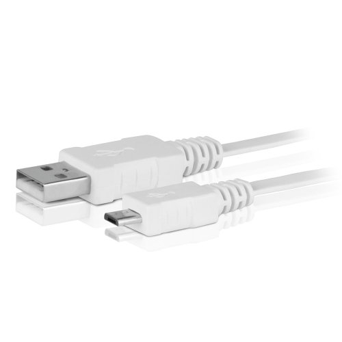 Speedlink Ladekabel (Mikro-USB-B/USB-A-Kabel, für Tablet und Smartphone, Daten- und Stromübertragung, Synchronisieren und Aufladen) weiß von Speedlink