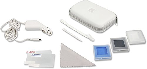 Speedlink Travel-Pack für Nintendo DS Lite (Transporttasche, KFZ-Ladegerät, Displayfolie, Spielehüllen uvm.) weiß von Speed-Link