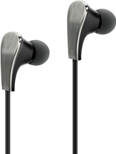 Speedlink Tunez In-Ear-Kopfhörer mit Kabelfernbedienung und integriertem Mikrofon (echte Metall-Applikation, 4-polige, 3,5mm Klinke) von Speedlink