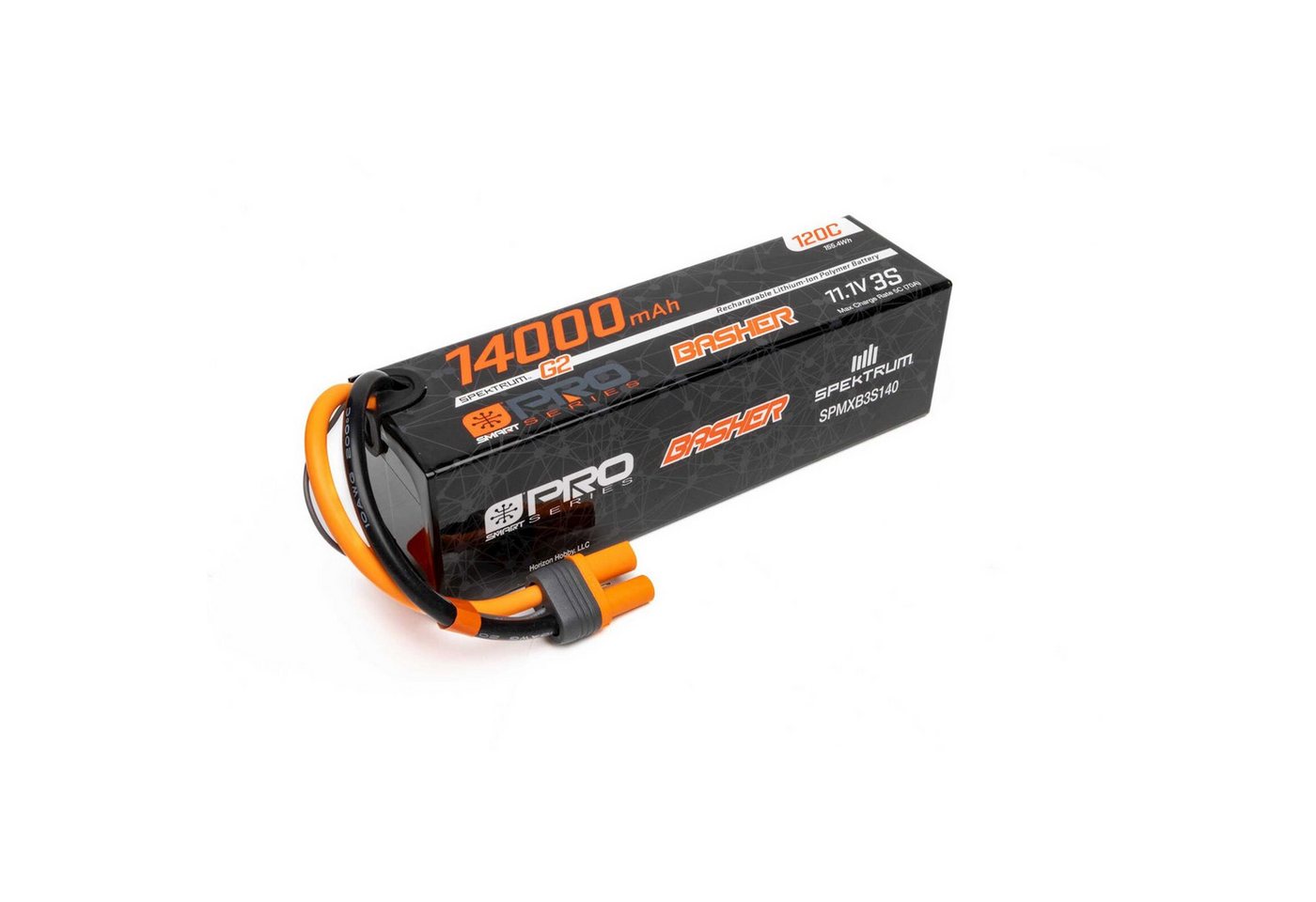 Spektrum Spektrum Lipo Akku 11,1V 14000mAh 3S Smart Pro Basher 120C IC5 RC-Fernsteuerung von Spektrum