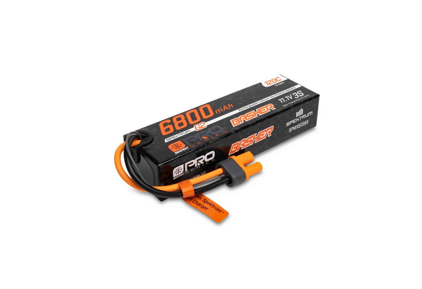 Spektrum Spektrum Lipo Akku 11,1V 6800mAh 3S Smart Pro Basher 120C IC5 RC-Fernsteuerung von Spektrum