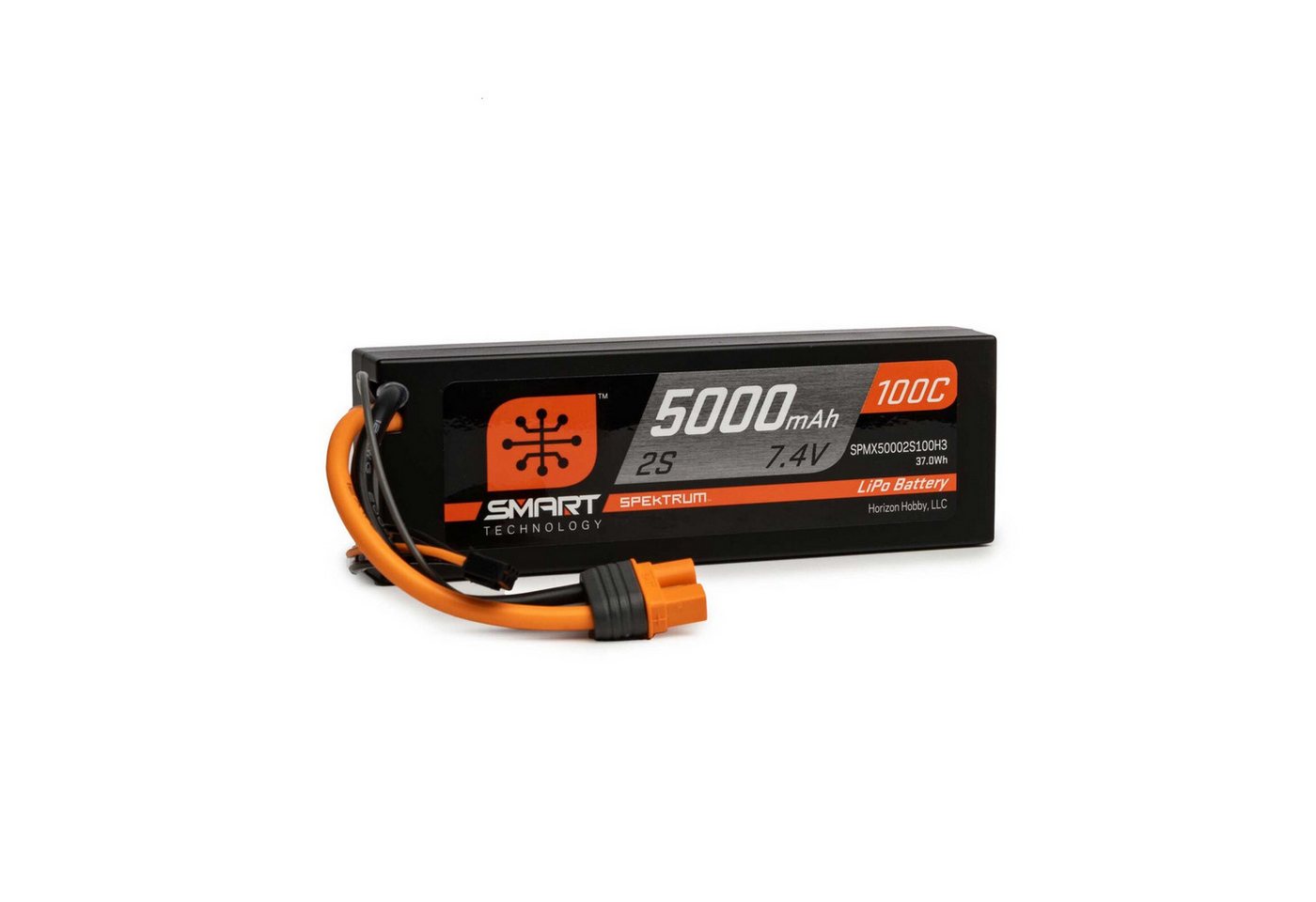 Spektrum Spektrum Lipo Akku 5000mAh 2S 7.4V 100C Smart IC3 RC-Fernsteuerung von Spektrum