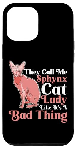 Hülle für iPhone 12 Pro Max Witziger Sphynx Katze Spruch von Sphynx Katze Designs