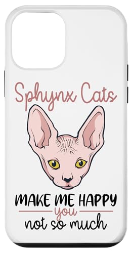 Hülle für iPhone 12 mini Witziger Sphynx Katze Spruch von Sphynx Katze Designs