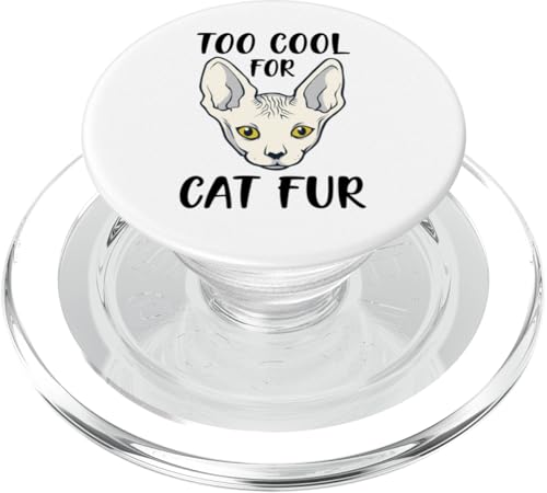 Witziger Sphynx Katze Spruch PopSockets PopGrip für MagSafe von Sphynx Katze Designs