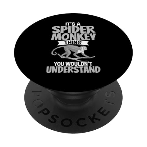 Spinne Affe Lustige Tiere Niedliches Haustier PopSockets mit austauschbarem PopGrip von Spider Monkey