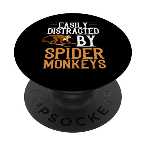 Spinne Affe Lustige Tiere Niedliches Haustier PopSockets mit austauschbarem PopGrip von Spider Monkey