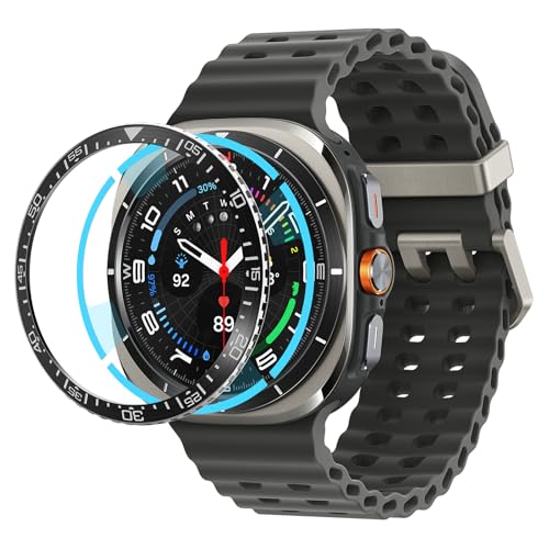 Spigen Bezel Tune Entwickelt für Samsung Galaxy Watch Ultra 47mm Lünette Ring Kleber Abdeckung (2024) - Schwarz von Spigen