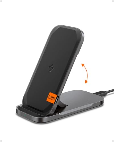 Spigen [Designed for Samsung] Qi Flex Wahre 15W Super Fast Induktive Ladestation Kabelloses Ladegerät für Samsung Galaxy S24 S23 Plus Ultra Z Fold Flip 5 4 und mehr [Adapter Nicht enthalten] von Spigen