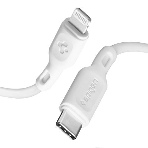 Spigen Durasync USB C auf Ligthning Kabel 1m 30W PD MFi Registriert Power Delivery Kompatibel mit iPhone 13 12 Mini SE 2020 11 Pro X XR XS Max 8 Plus iPad Air AirPods Pro und mehr von Spigen