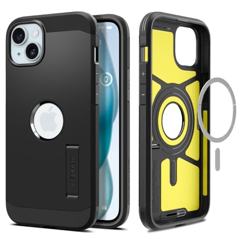 Spigen Hülle für iPhone 15 Plus Tough Armor MagFit Kompatibel mit MagSafe -Schwarz Spigen Hülle für iPhone 15 Plus Tough Armor MagFit Kompatibel mit MagSafe -Schwarz von Spigen