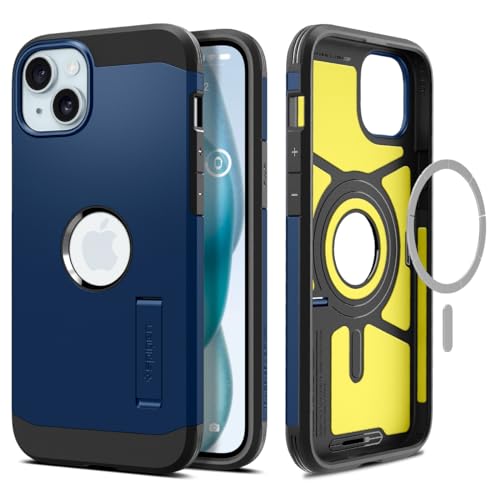 Spigen Hülle für iPhone 15 Tough Armor MagFit Kompatibel mit MagSafe -Navy Blue Spigen Hülle für iPhone 15 Tough Armor MagFit Kompatibel mit MagSafe -Navy Blue von Spigen