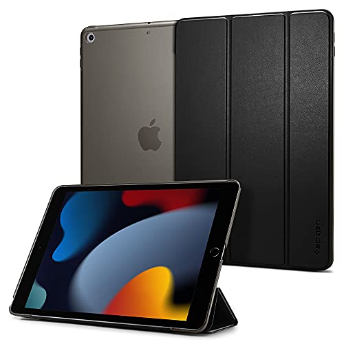Spigen Smart Fold Kompatibel mit iPad 10.2, iPad 8. Generation Hülle (2020) / iPad 7. Generation Hülle (2019) - Schwarz von Spigen