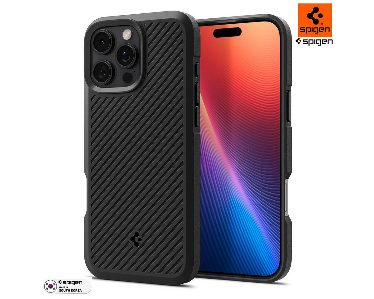 Spigen Smartphone-Hülle Handyhülle für iPhone 16 Pro Schutzhülle Robust Hülle Etui Case, für Apple iPhone 16 Pro Spigen Smartphone-Hülle Handyhülle für iPhone 16 Pro Schutzhülle Robust Hülle Etui Case, für Apple iPhone 16 Pro von Spigen