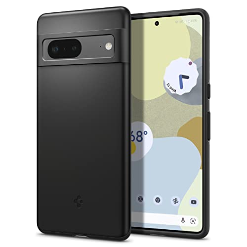 Spigen Thin Fit Hülle Kompatibel mit Google Pixel 7 -Schwarz von Spigen