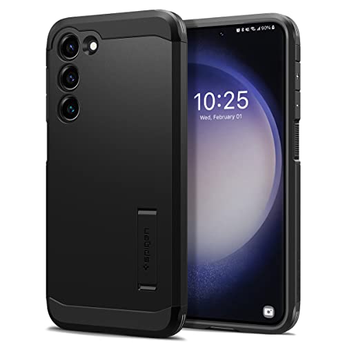 Spigen Tough Armor Hülle Kompatibel mit Samsung Galaxy S23 Plus 5G -Black von Spigen