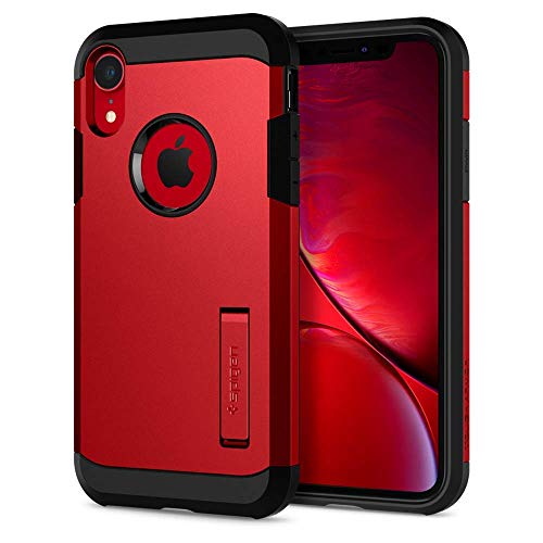 Spigen Tough Armor Hülle Kompatibel mit iPhone XR -Rot von Spigen