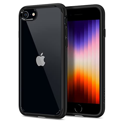 Spigen Ultra Hybrid Hülle Kompatibel mit iPhone SE 2020 iPhone 8 und iPhone 7 -Schwarz - 4.7 Zoll von Spigen