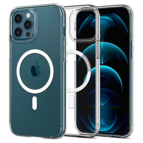 Spigen Ultra Hybrid MagFit Hülle Kompatibel mit iPhone 12 Pro und Komaptibel mit iPhone 12 Kompatibel mit MagSafe Magnetisch -Weiß von Spigen