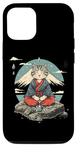 Hülle für iPhone 12/12 Pro Katze Meditation Berg Yoga Buddhistisch Zen Buddha Hindus von Spiritual Buddha Mediation