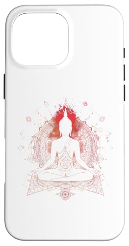 Hülle für iPhone 16 Pro Max Zen Buddha Meditation Hindu-Mandala Spirituell Buddhistisch von Spiritual Buddha Mediation