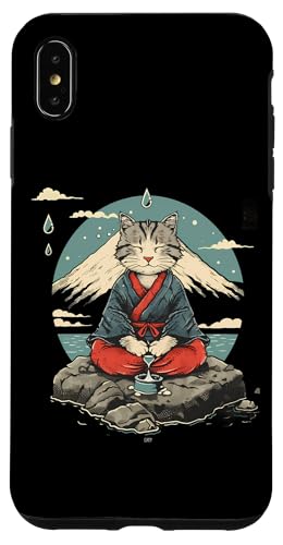 Hülle für iPhone XS Max Katze Meditation Berg Yoga Buddhistisch Zen Buddha Hindus von Spiritual Buddha Mediation