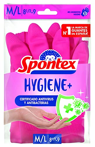 Spontex Hygiene+ T/M-L Wiederverwendbare Handschuhe von Spontex