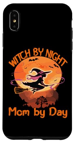 Hülle für iPhone XS Max Halloween-Hexe bei Nacht Mama bei Tag von Spooky Gifts