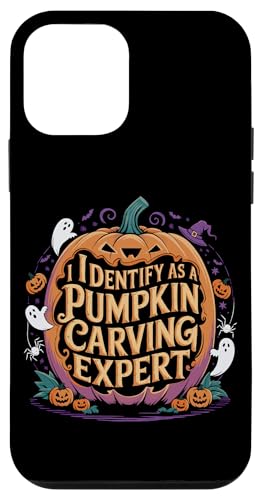 Hülle für iPhone 12 mini Lustig, ich identifiziere mich als Experte für Kürbisschnitzereien. Halloween, gruselig von Spooky Halloween Costumes Pumpkin Ghost Graphic