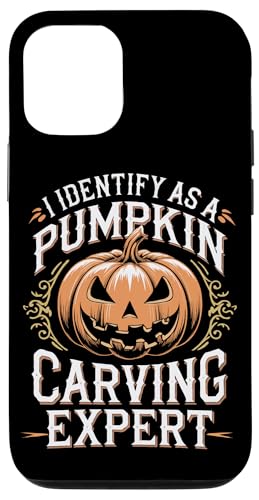 Hülle für iPhone 13 Lustig, ich identifiziere mich als Experte für Kürbisschnitzereien. Halloween, gruselig von Spooky Halloween Costumes Pumpkin Ghost Graphic